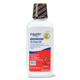 Equate Maximum Strength Antacid Liquid;  Cherry;  12 fl oz